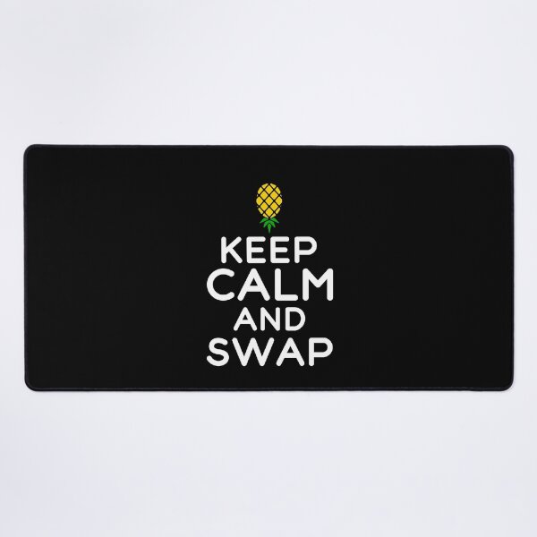 Item preview, Keep Calm And Swap Funny Swinger Humor designed and sold by SharpThreadZ.