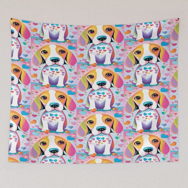 Item preview, Beagle Hearts designed and sold by GlomTho.