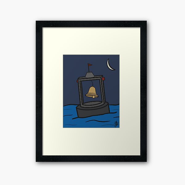 Held by the tide Framed Art Print