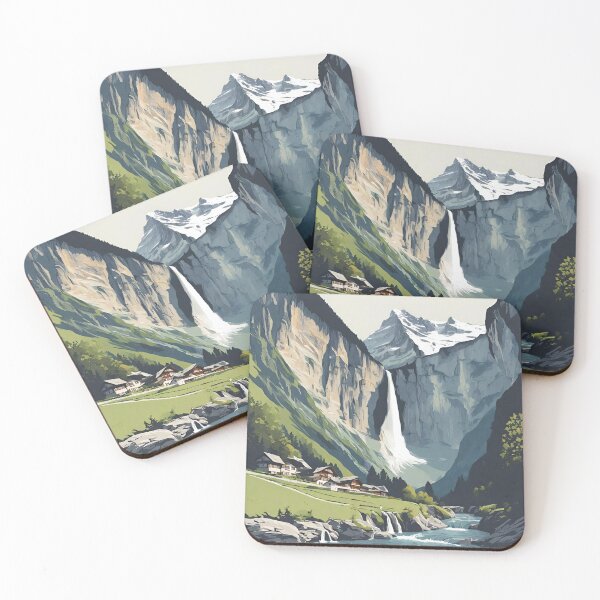 Item preview, Lauterbrunnen Switzerland Mt Eiger Jungfrau  designed and sold by ShannonJart.