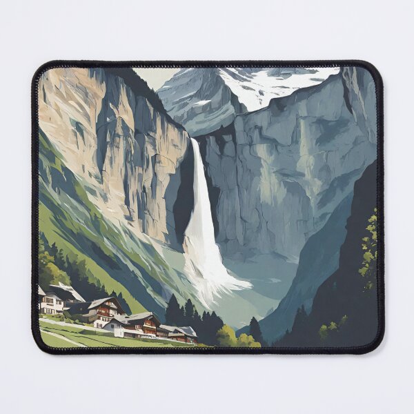 Item preview, Lauterbrunnen Switzerland Mt Eiger Jungfrau designed and sold by ShannonJart.