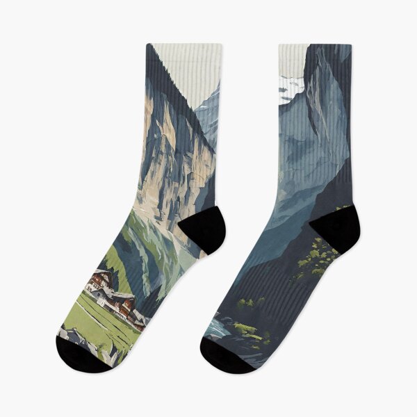 Item preview, Lauterbrunnen Switzerland Mt Eiger Jungfrau  designed and sold by ShannonJart.