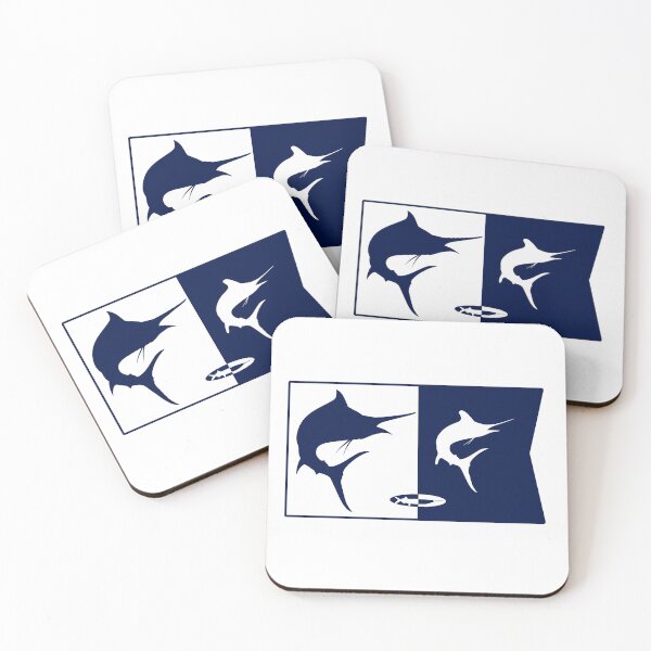 Item preview, Blue & White Marlins Flag designed and sold by Color4Nature.