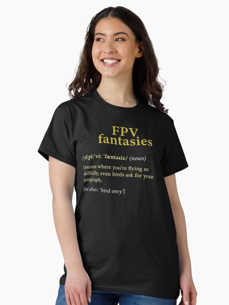 Thumbnail 1 of 7, Classic T-Shirt, Drone: FPV Fantasies designed and sold by Teesamust.