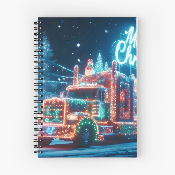 Item preview, Merry Christmas truck designed and sold by AI-Only Creations.
