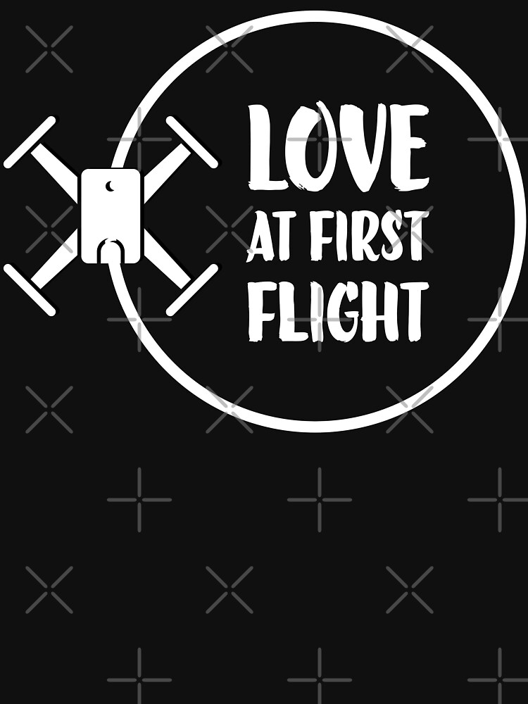 Thumbnail 7 of 7, Classic T-Shirt, Drone: Love At First Flight designed and sold by Teesamust.