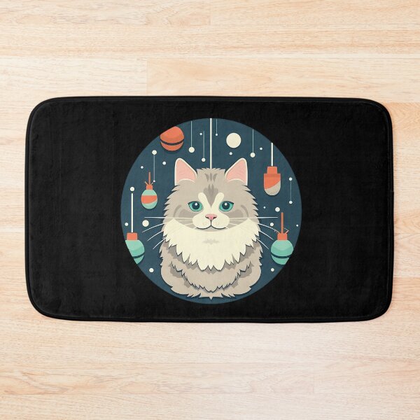 Item preview, Norwegian Forest Cat Xmas Ornament, Love Cats designed and sold by Logiamerch.