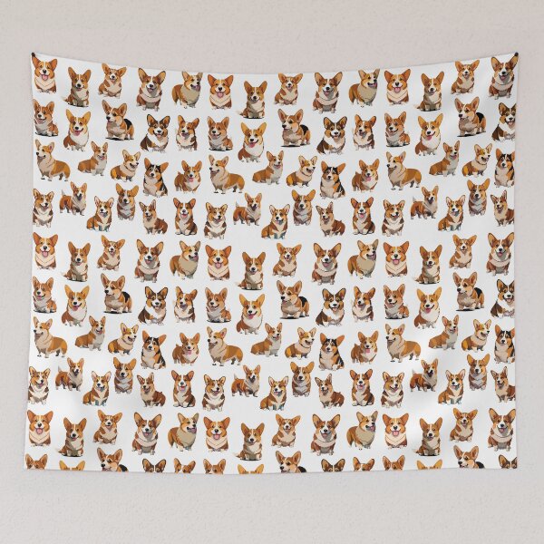 Item preview, Corgi Pattern designed and sold by Corgi-at-night.