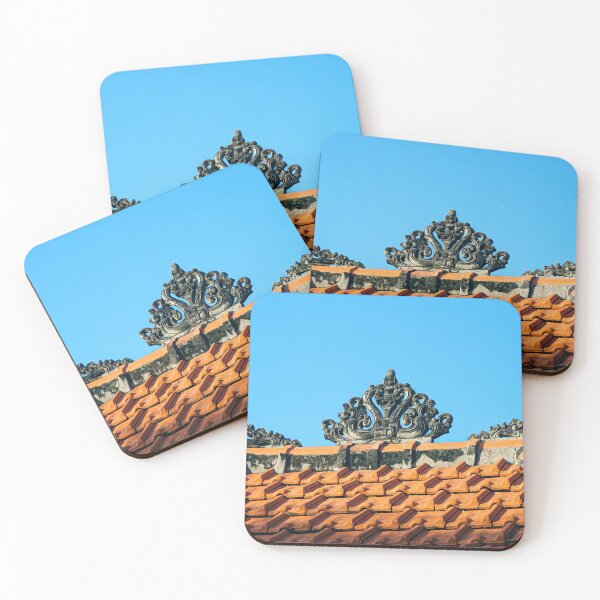 Item preview, Architectural Crest: Bali's Ornate Rooftop designed and sold by AneeshPro.