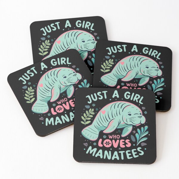 Item preview, Manatee Enthusiast Tee - 'Just a Girl Who Loves Manatees' designed and sold by SandbarTees.