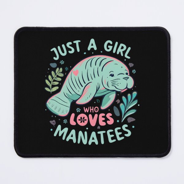 Item preview, Manatee Enthusiast Tee - 'Just a Girl Who Loves Manatees' designed and sold by SandbarTees.