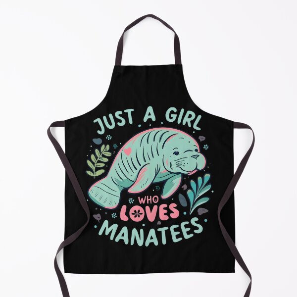 Item preview, Manatee Enthusiast Tee - 'Just a Girl Who Loves Manatees' designed and sold by SandbarTees.