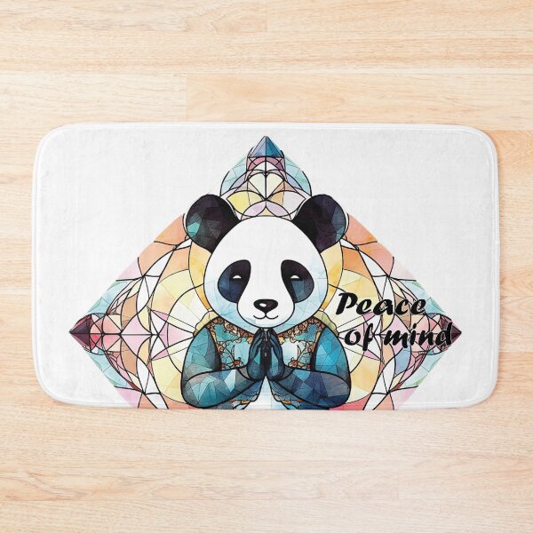 Item preview, Meditating panda, peace of mind, yoga panda designed and sold by LuckyFamily.