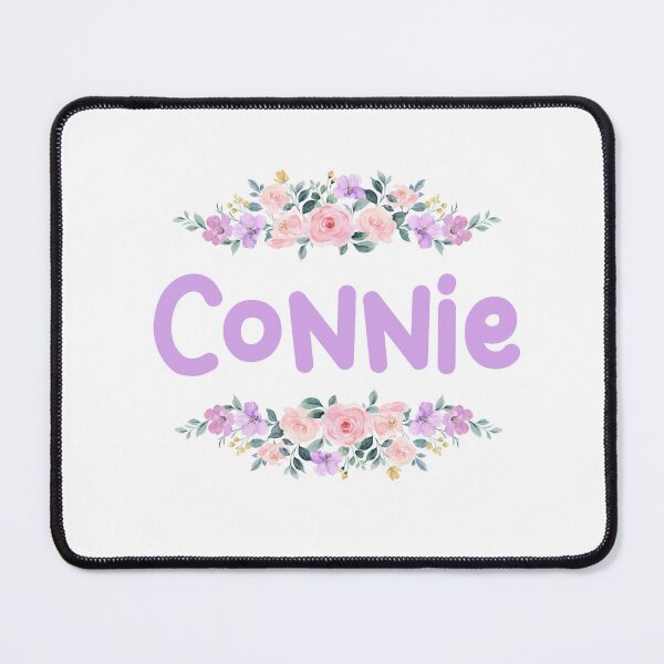 Item preview, Purple Flower Connie Name Label designed and sold by NormadWorld.