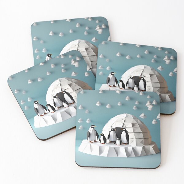 Item preview, Origami Art - Igloo Nursery: Adorable Baby Penguins in a Winter Wonderland designed and sold by ArtfulFolds.