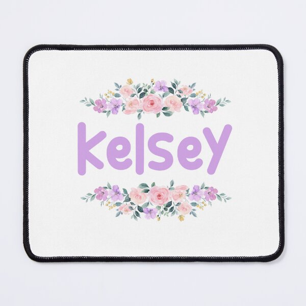 Item preview, Purple Flower Kelsey Name Label designed and sold by NormadWorld.