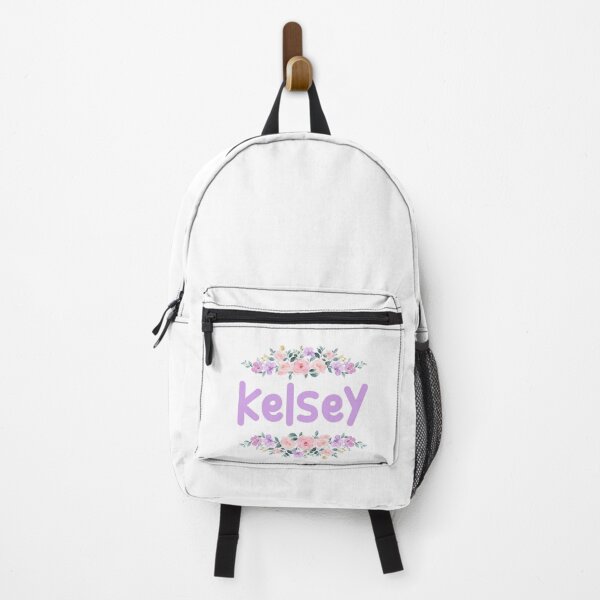 Item preview, Purple Flower Kelsey Name Label designed and sold by NormadWorld.