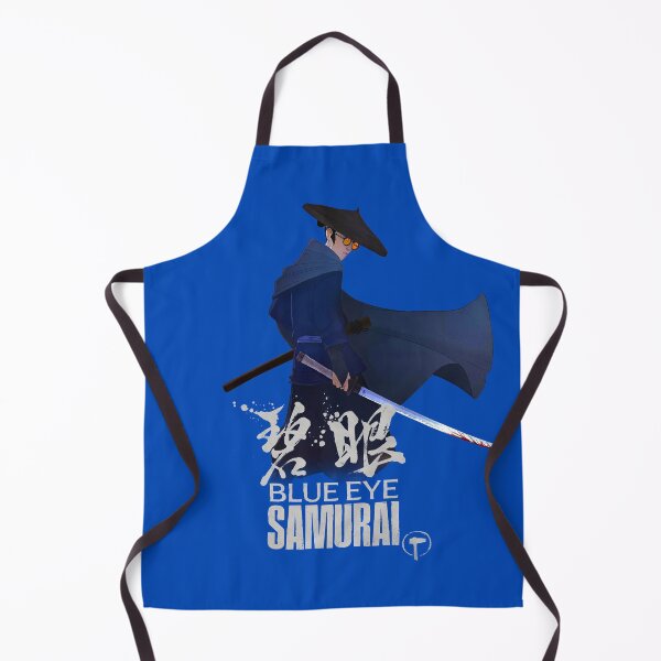 Item preview, Samurai blue cape designed and sold by blackdogshop.