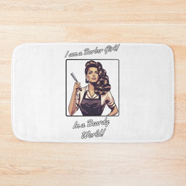 Item preview, Pinup Barber Girl no.1 designed and sold by QvDesigns.