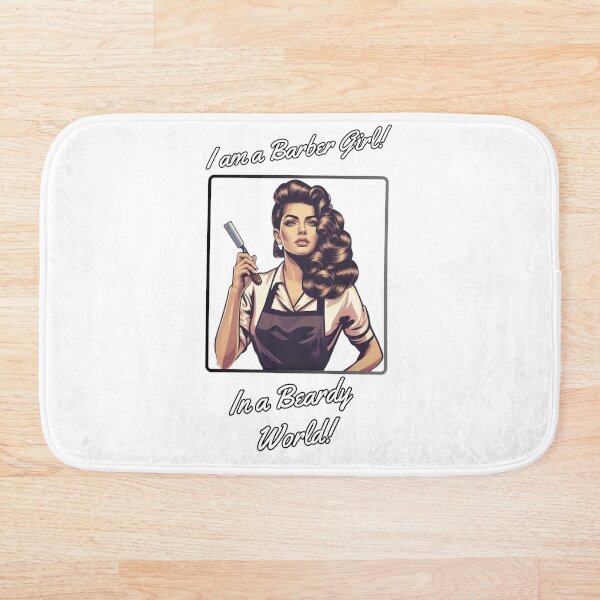 Item preview, Pinup Barber Girl no.1 designed and sold by QvDesigns.