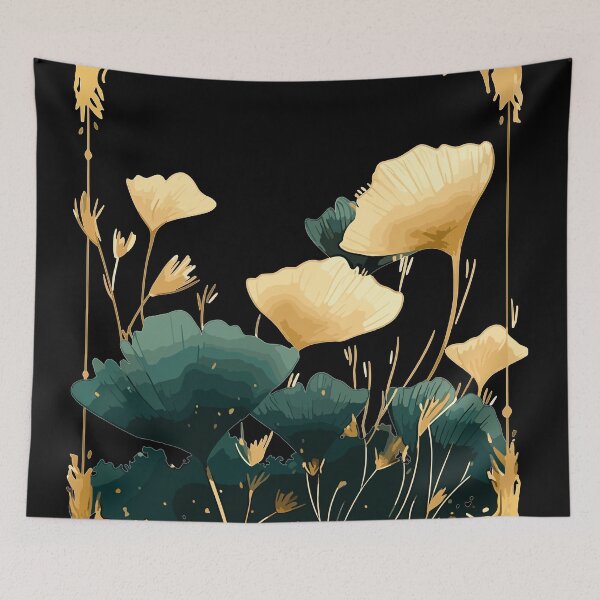 Item preview, Gilded Elegance: The Gold Glam Gingko designed and sold by EmeraldeaArt.