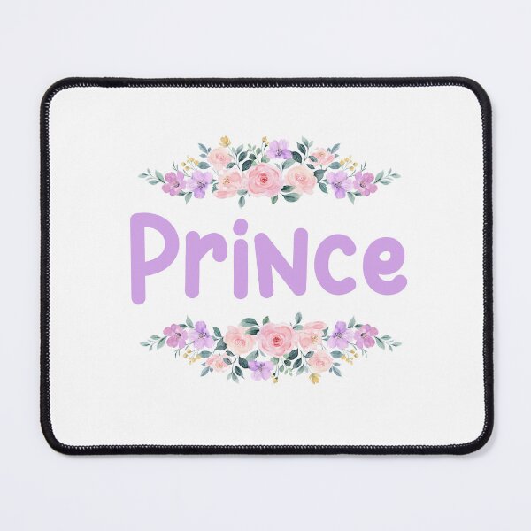 Item preview, Purple Flower Prince Name Label designed and sold by NormadWorld.