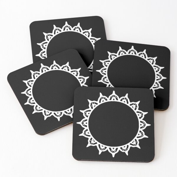 Item preview, round frame white black minimalism circle simple pattern white black minimalism circle simple pattern simple circle, circle T-shirt, patterned dress, black and white linen, leggings designed and sold by gulka8.