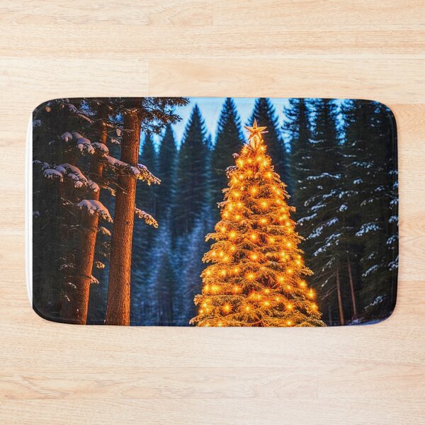 Item preview, Bright yule tree in the snow designed and sold by Earth Nature Creations.