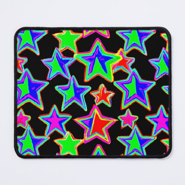 Item preview, Bright Neon Starlight Pattern designed and sold by Health And Fitness Posts e-Store.