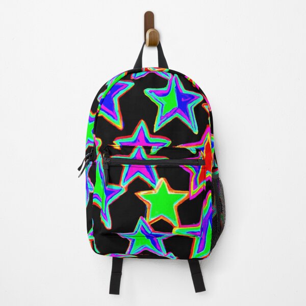 Item preview, Bright Neon Starlight Pattern designed and sold by Health And Fitness Posts e-Store.