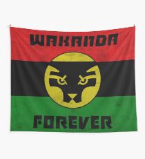 Wakanda Forever Wall Tapestry
