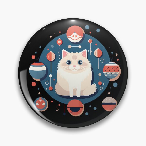 Item preview, Ragdoll Cat Xmas Ornament, Love Cats designed and sold by Logiamerch.