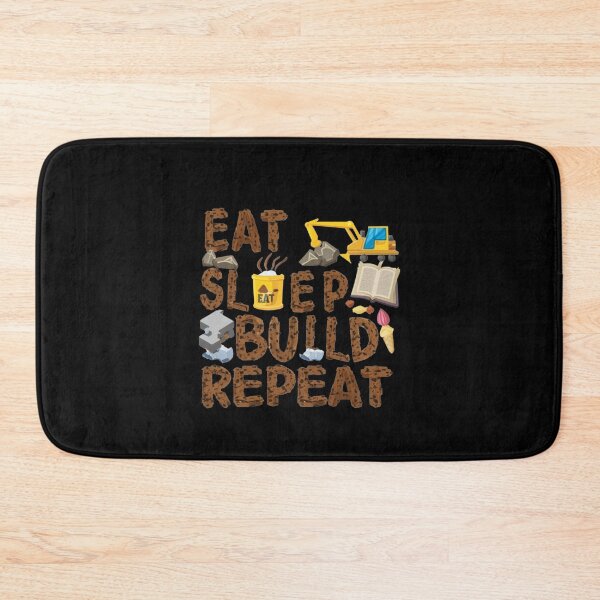 Item preview, Eat Sleep Build Repeat designed and sold by artchic4you.