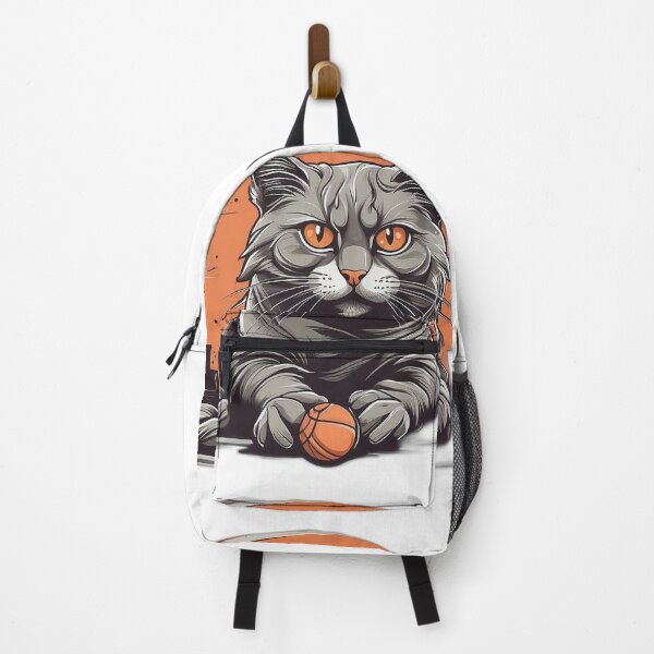 Item preview, street cat - cat with a basketball designed and sold by WonBridj-UnitedState ☆ ☆ ☆ ☆ ☆.