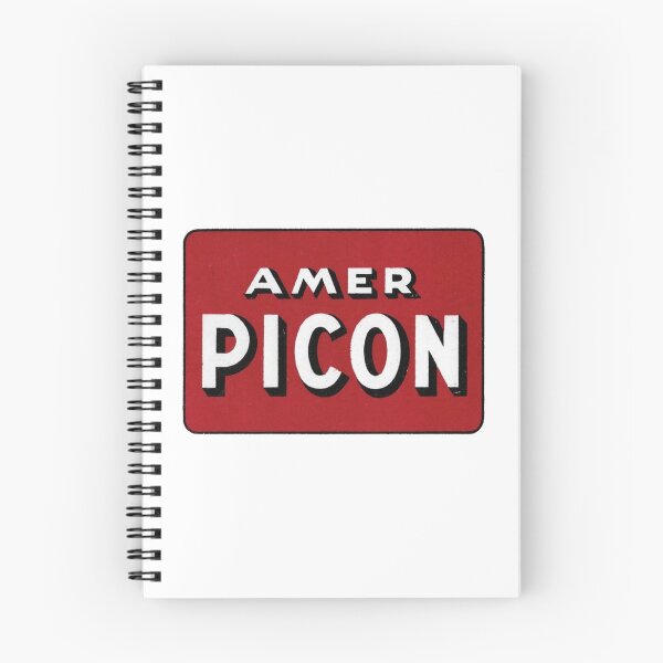 Item preview, PICON vintage style logo - Amer Picon red and white designed and sold by Studio RTN.