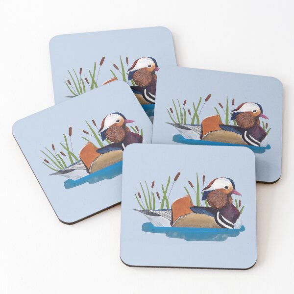 Item preview, MANDARIN DUCK-Aix galericulata designed and sold by BEATRIZ ABAITUA.