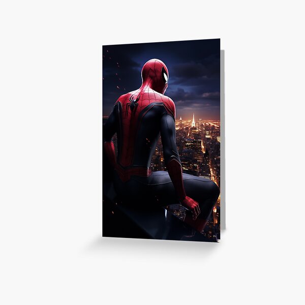 Item preview, Spider-man watching over New York City designed and sold by artra-shop.