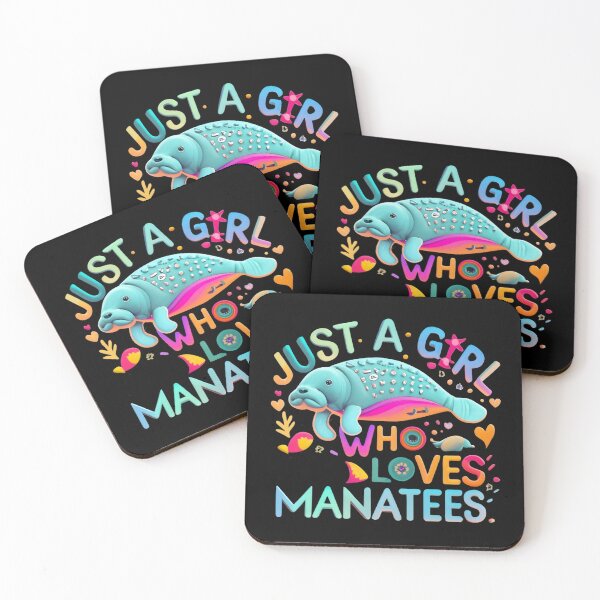 Item preview, Manatee Enthusiast Tee - 'Just a Girl Who Loves Manatees' designed and sold by SandbarTees.