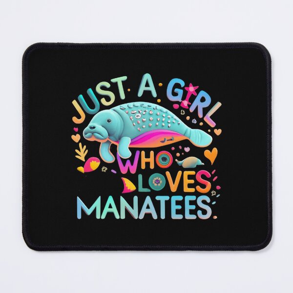 Item preview, Manatee Enthusiast Tee - 'Just a Girl Who Loves Manatees' designed and sold by SandbarTees.