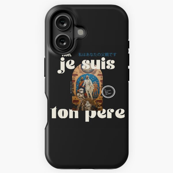 Vista previa del artículo con la obra «Yo soy tu padre (negro)», diseñado y vendido por Les Chroniques Star Wars.