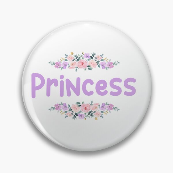 Item preview, Purple Flower Princess Name Label designed and sold by NormadWorld.