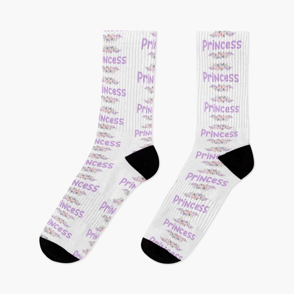 Item preview, Purple Flower Princess Name Label designed and sold by NormadWorld.