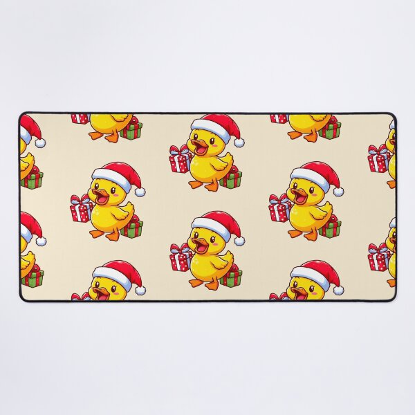 Item preview, Cute Santa Duckling With Gift Box designed and sold by Lyssarien.