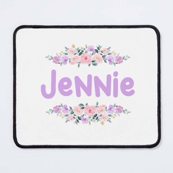 Item preview, Purple Flower Jennie Name Label designed and sold by NormadWorld.