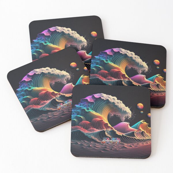 Item preview, Neon Waves without Quote 8/28 designed and sold by Jenson Major.