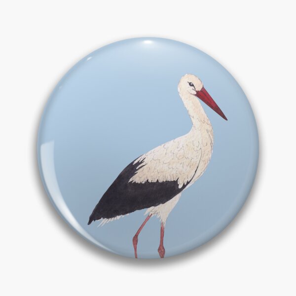 Item preview, WHITE STORK-Ciconia ciconia designed and sold by BEATRIZ ABAITUA.
