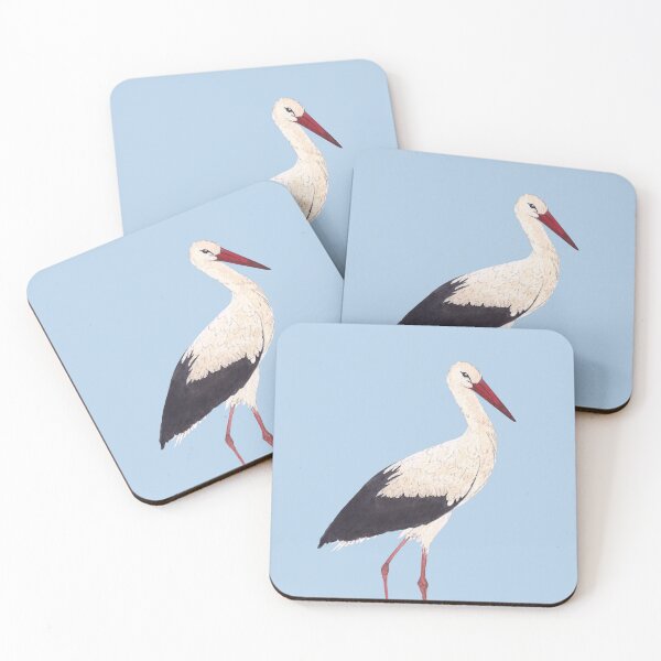 Item preview, WHITE STORK-Ciconia ciconia designed and sold by BEATRIZ ABAITUA.