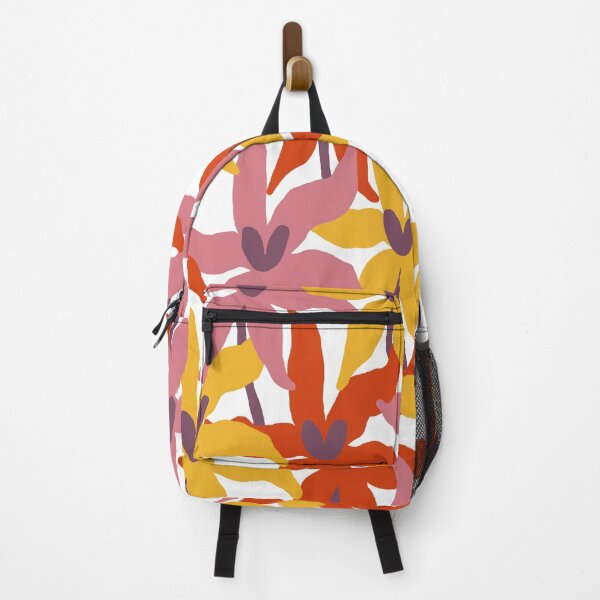 Item preview, Abstract Vintage Hawaiian Flowers in Yellow, Orange and Purple designed and sold by Deutschic.