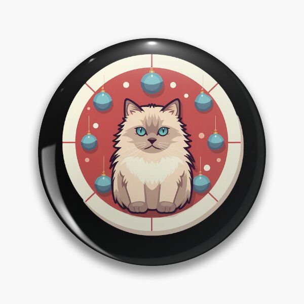 Item preview, Ragdoll Cat Xmas Ornament, Love Cats designed and sold by Logiamerch.