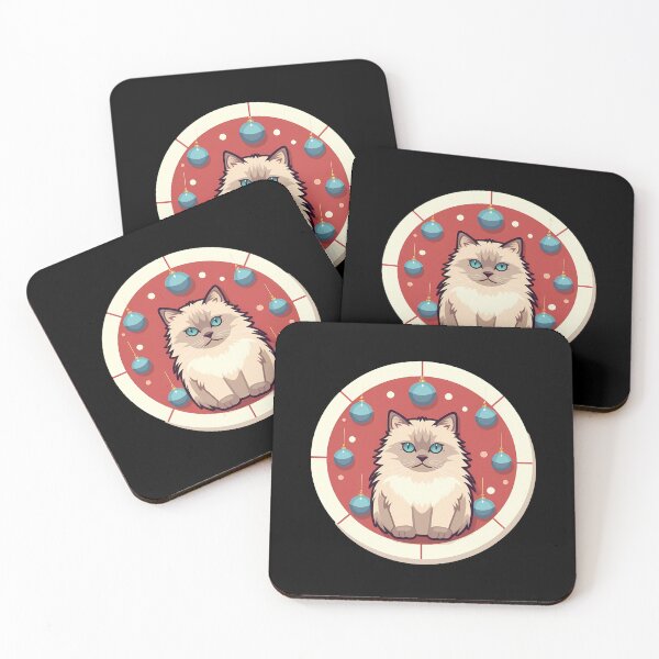 Item preview, Ragdoll Cat Xmas Ornament, Love Cats designed and sold by Logiamerch.